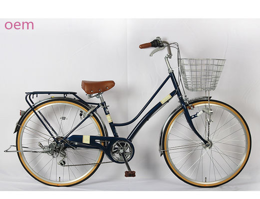 OEM City Commuter Bikes 26 Inch Lady Bike 6 Speed With Caliper Brake