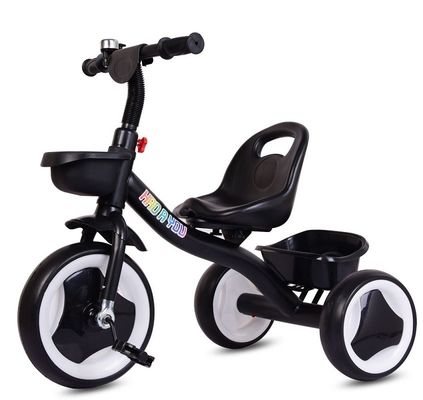 Coaster Brake 3 Wheel Child Tricycle With Plastic Seat And Magnesium Alloy Frame