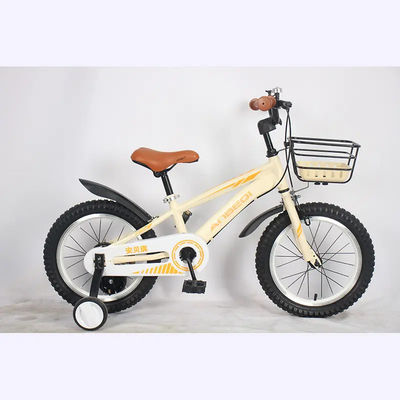 Single Speed Aluminum Alloy 16 Inch Pedal Bike With Training Wheels