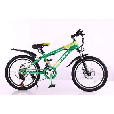 Geared MTB Bike With Shimano Tourney Derailleurs And Carbon Steel Frame