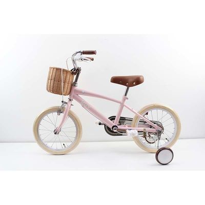 Kids Single Speed Carbon Steel Childrens Training Wheel Bike With Pneumatic Tires