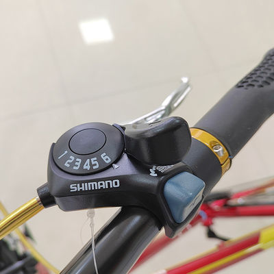 High Carbon Steel Road Racing Bicycle 700c With Air Tyre 6 Speed