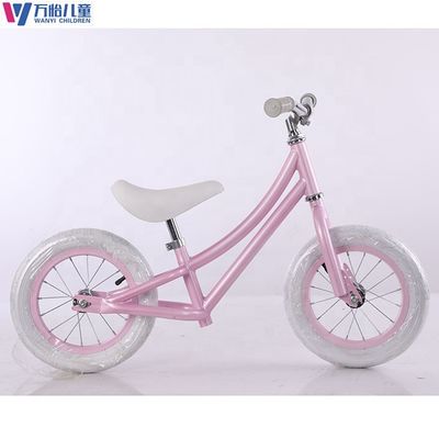 Aluminum Plastic 2 Wheel Bicycle With No Pedals 12 Inch
