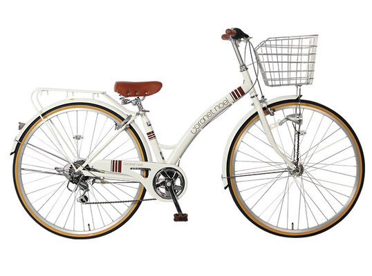 Alu Alloy Women'S 26 Inch Cruiser Bike With Basket And Gears