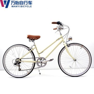 24 Inch Women'S Beach Cruiser Bike With Gears Six Speed