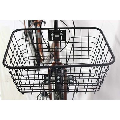 Puncture Resistant Disc Brake Lightweight Platform City Bike 6 Speed For 160-180cm Riders