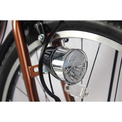 Puncture Resistant Disc Brake Lightweight Platform City Bike 6 Speed For 160-180cm Riders