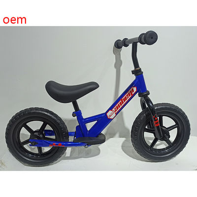 12 Inch Wheel Childrens Balance Bikes With Adjustable Seat
