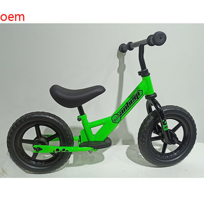 12 Inch Wheel Childrens Balance Bikes With Adjustable Seat