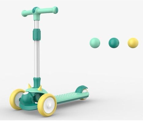 12 Inch Children Scooter Bike 3 Wheels Kids No Pedal Kick Scooter