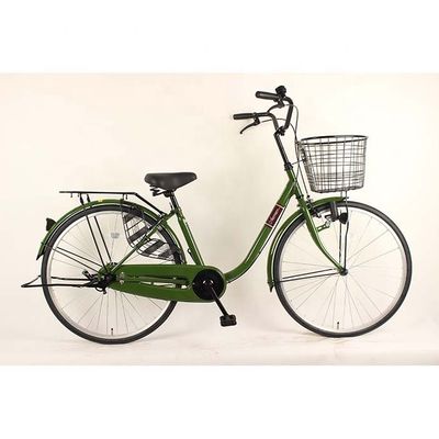 Adult Female Single Speed Carbon City Bikes 26 Inch Ladies Bicycle OEM ODM