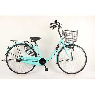 Adult Female Single Speed Carbon City Bikes 26 Inch Ladies Bicycle OEM ODM