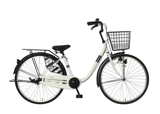 Adult Female Single Speed Carbon City Bikes 26 Inch Ladies Bicycle OEM ODM