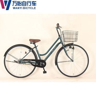 High Carbon Steel Women'S Retro Cruiser Bike 27 Inch Six Speed