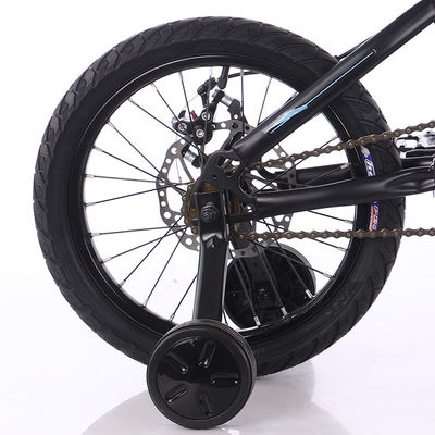 Blue 4 Wheel Lightweight Childrens Bikes 20 Inch OEM ODM
