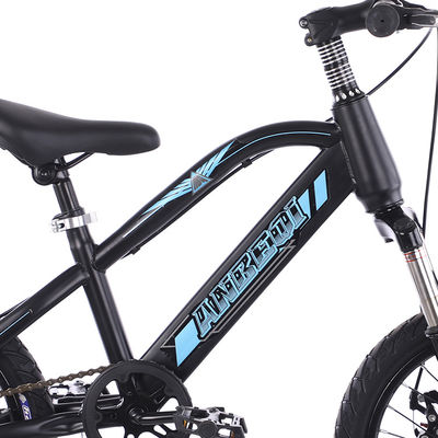 Blue 4 Wheel Lightweight Childrens Bikes 20 Inch OEM ODM