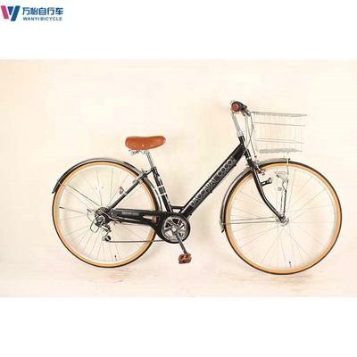 Customized Men And Women 27 Inch Adults Bike Shimano Six Speed City Bike
