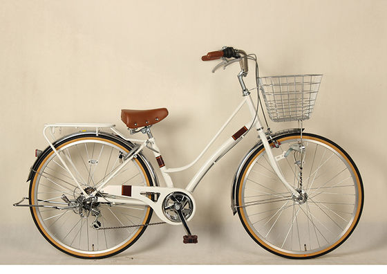 OEM City Commuter Bikes 26 Inch Lady Bike 6 Speed With Caliper Brake