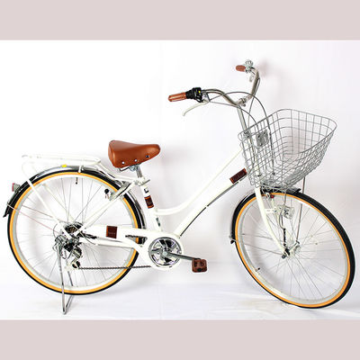 OEM City Commuter Bikes 26 Inch Lady Bike 6 Speed With Caliper Brake