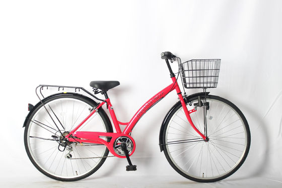 27 Inch Ladies Urban City Bicycles Adults Six Speed City Bike OEM ODM