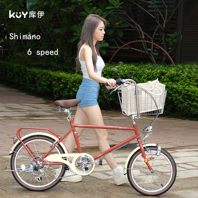 20 Inch Variable Speed Steel City Commuter Bikes Shimano Women'S Bike