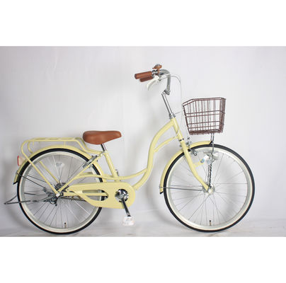 Single Speed City Commuter Bikes 24 Inch Steel Bike For Women