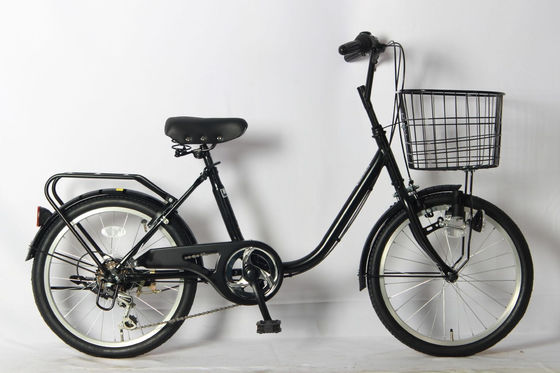 Lightweight 10kg Classic Bicycle / City Bike 6-Speed With Platform Pedals Steel Frame