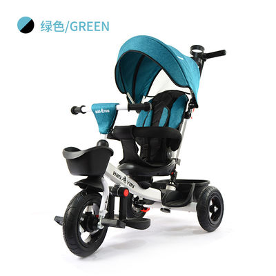 Coaster Brake Red Kids Tri-Wheeler Cycles For In-Demand Market Baby Carriage