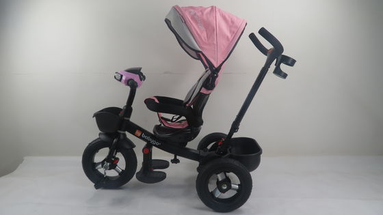 Stroller Octagonal Tube 4-In-1 Aluminum Alloy Explosion-Proof Wheels Front 10 Rear 8 With Music Head