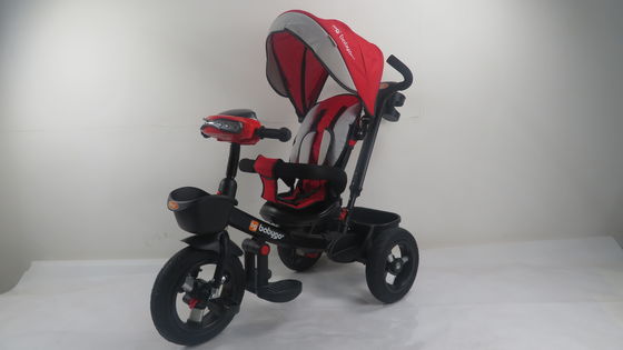 Stroller Octagonal Tube 4-In-1 Aluminum Alloy Explosion-Proof Wheels Front 10 Rear 8 With Music Head
