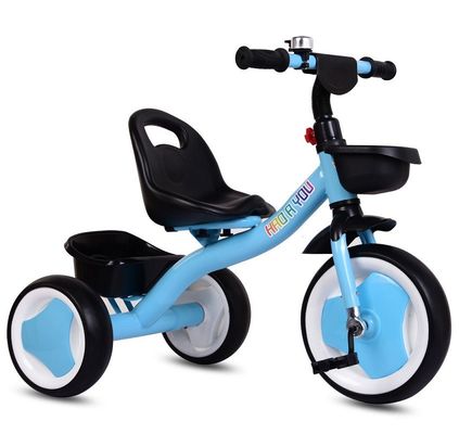 Coaster Brake 3 Wheel Child Tricycle With Plastic Seat And Magnesium Alloy Frame