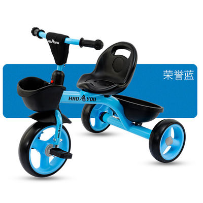 Affordable Kids 3-Wheel Red Bike With Steel Handlebars And No Suspension