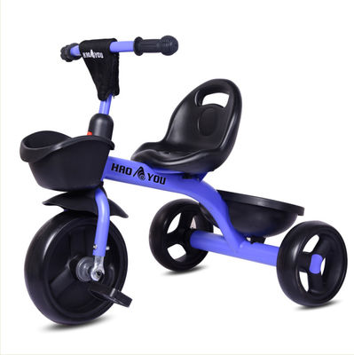 Affordable Kids 3-Wheel Red Bike With Steel Handlebars And No Suspension
