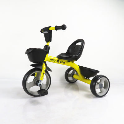 Kids Tricycles Steel Frame Single Speed Childrens Non Gear For 3-7 Years Old Boys Girls Training