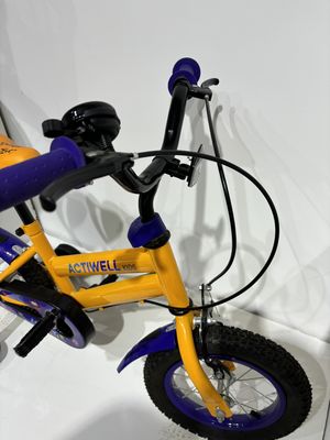 Aluminum Alloy Frame Steel Lightweight Kids Bikes With 4 Wheels 12 Inch Children Bike