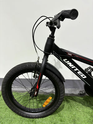 Children Big Fat 4 Wheel Yellow Sporty Kids Bike With Training Wheel