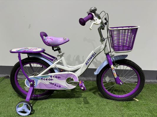 Ordinary Pedal Childrens Training Wheel Bikes With Carbon Steel Style