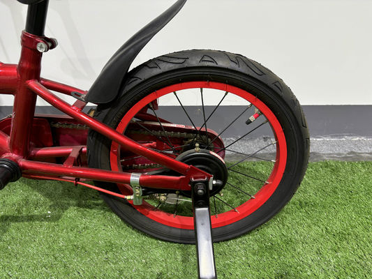 Rust Resistant Chain Lightweight Childrens Bikes Double Alloy Rim Comfortable Saddle