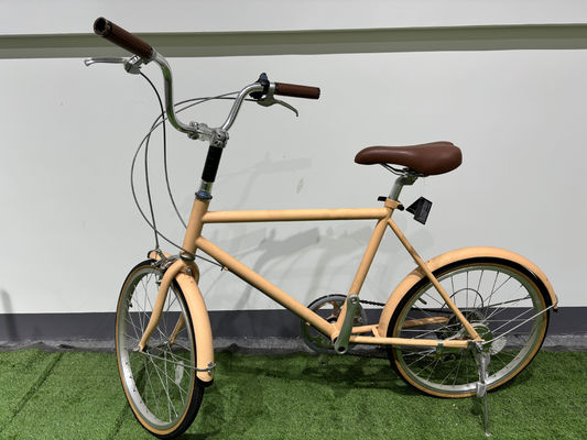 Hybrid Aluminum City Commuter Bikes With Comfortable Saddle And Slick Tires