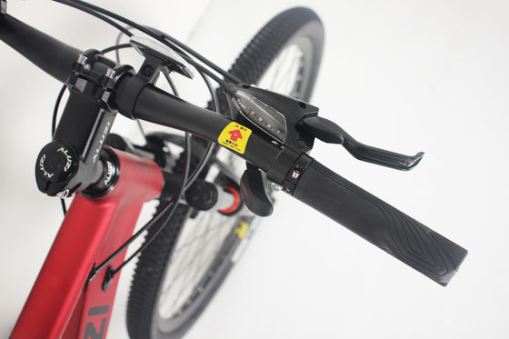 21/24/27 Speed Dual Disc Carbon Mountain Bike For Adults Shimano Tourney Front Derailleur