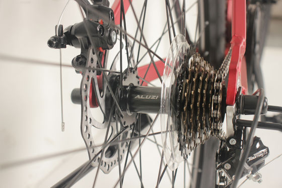 21 Speed Adult Mountain Bike Carbon Steel Dual Disc Brake Shimano Tourney
