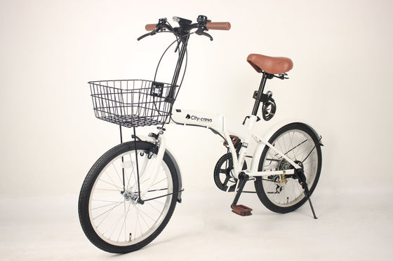 Comfortable Saddle Lightweight Folding Bicycle Adult Steel Rim For Commuting And Exercise