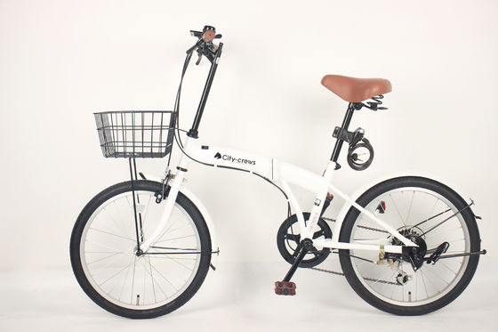 Comfortable Saddle Lightweight Folding Bicycle Adult Steel Rim For Commuting And Exercise