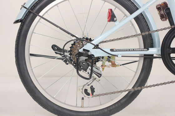 Carbon Frame 2 Wheel Folding Commuter Bicycle With Antirust Chain