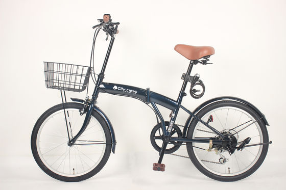 Compact Lightweight Adult Style Foldable Street Bike Suitable Height 150-185cm
