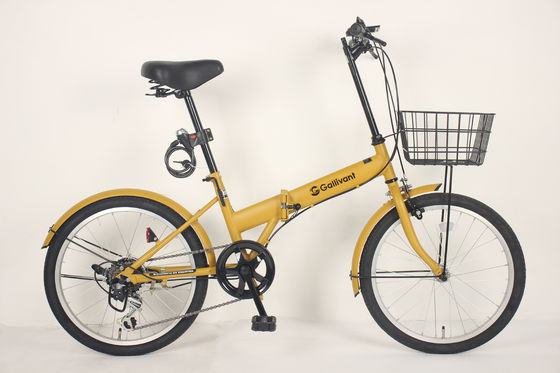 Lightest Steel Fork 20Inch Folding Road Bike With Aluminum Alloy Rim Material