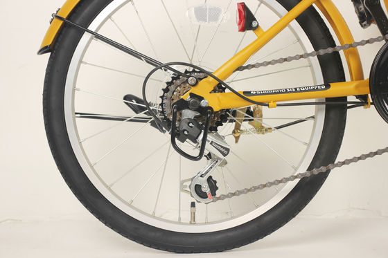 Lightest Steel Fork 20Inch Folding Road Bike With Aluminum Alloy Rim Material