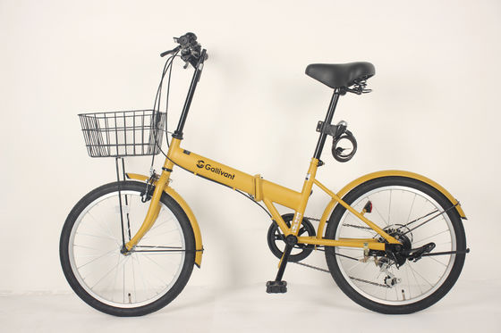 Lightest Steel Fork 20Inch Folding Road Bike With Aluminum Alloy Rim Material