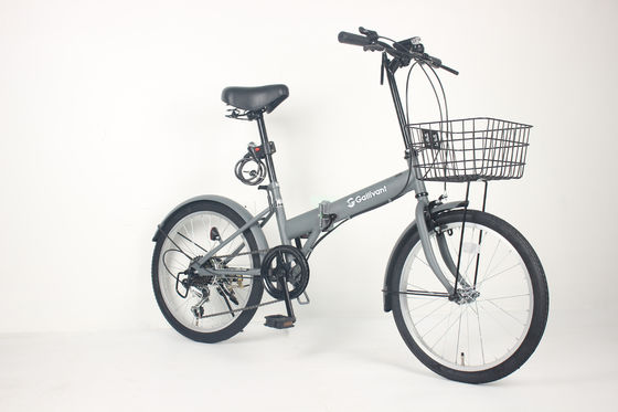 Intermediate Shock Absorption Collapsible Road Bike 20 Inch With 21 Gears