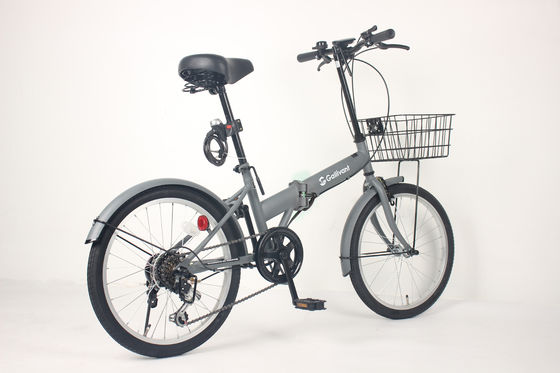 Intermediate Shock Absorption Collapsible Road Bike 20 Inch With 21 Gears
